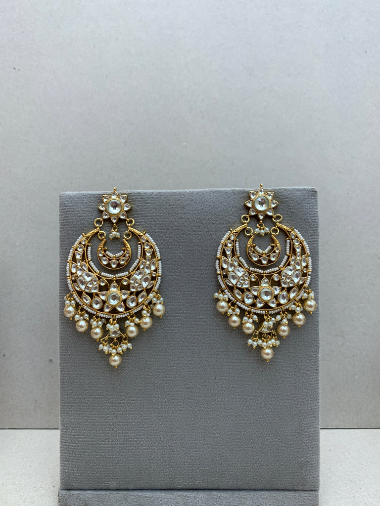TN936W  Jadau Earrings