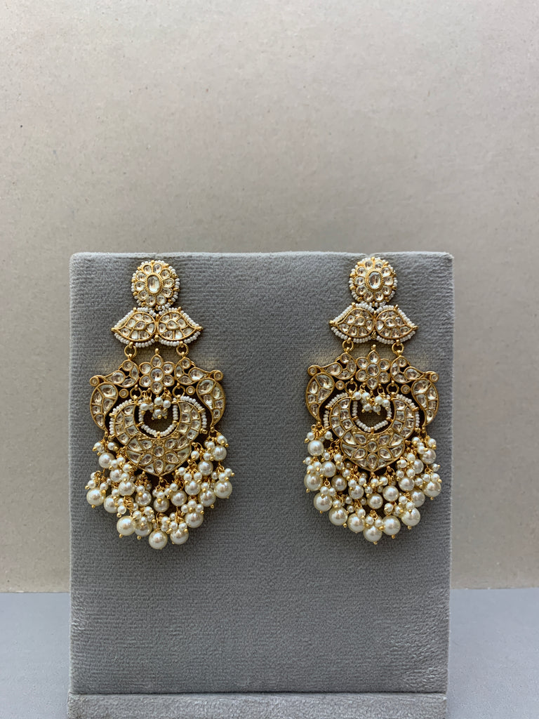 TN944W  Jadau Earrings