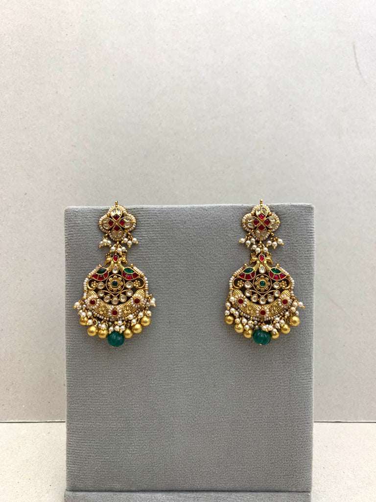 TN958  Jadau Earrings