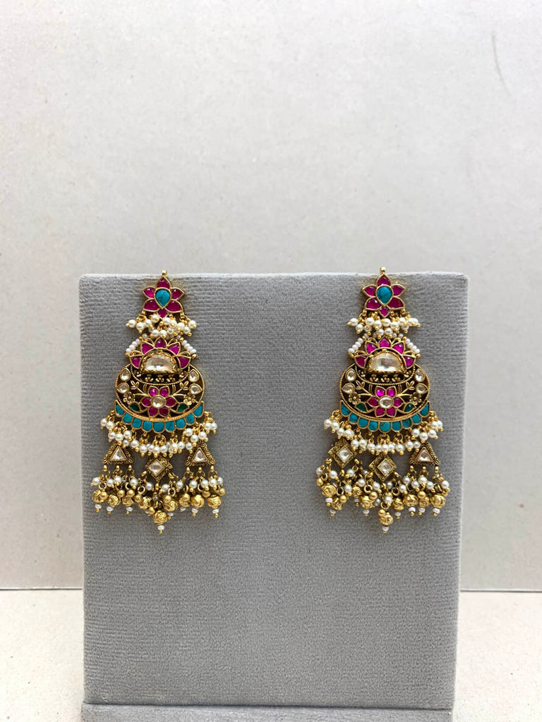 TN964T  Jadau Earrings