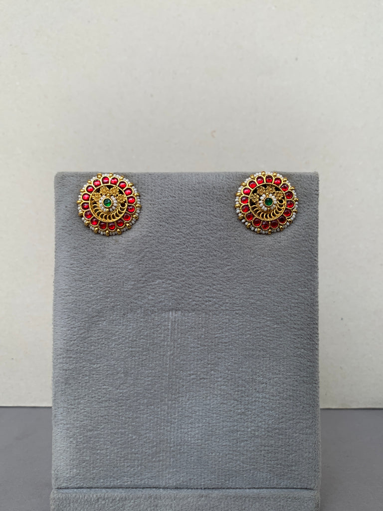 TN382  Jadau Earrings