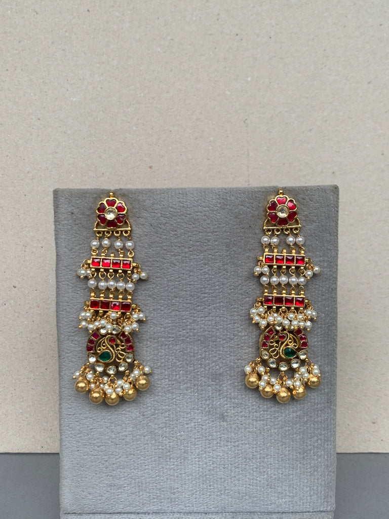 TN506 Jadau Earrings