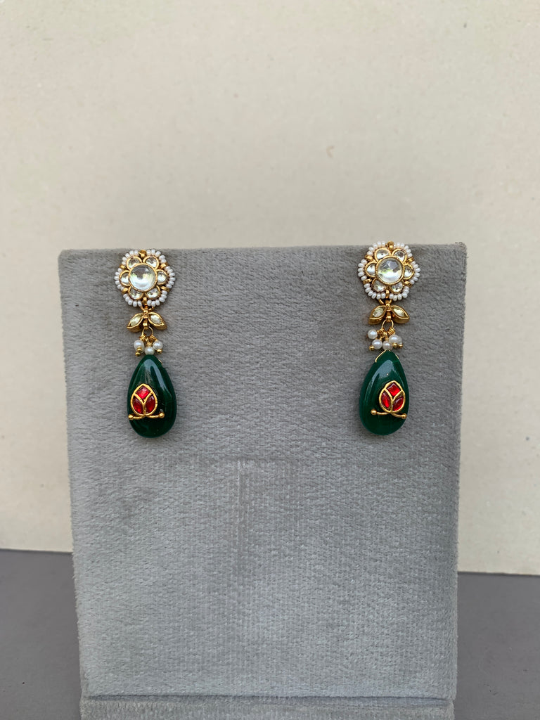 TN519W Jadau Earrings