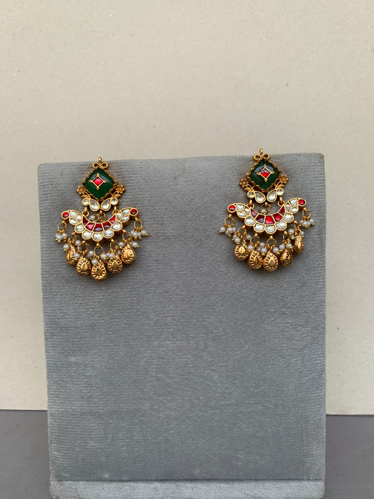 TN702 Jadau Earrings