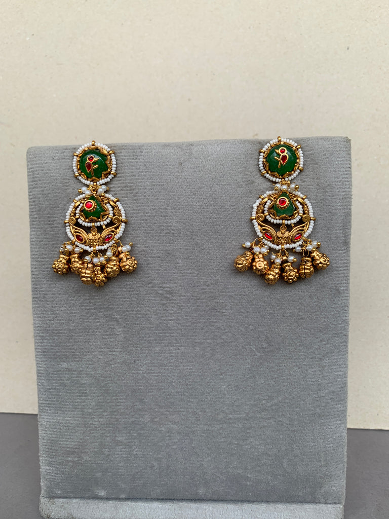 TN708 Jadau Earrings