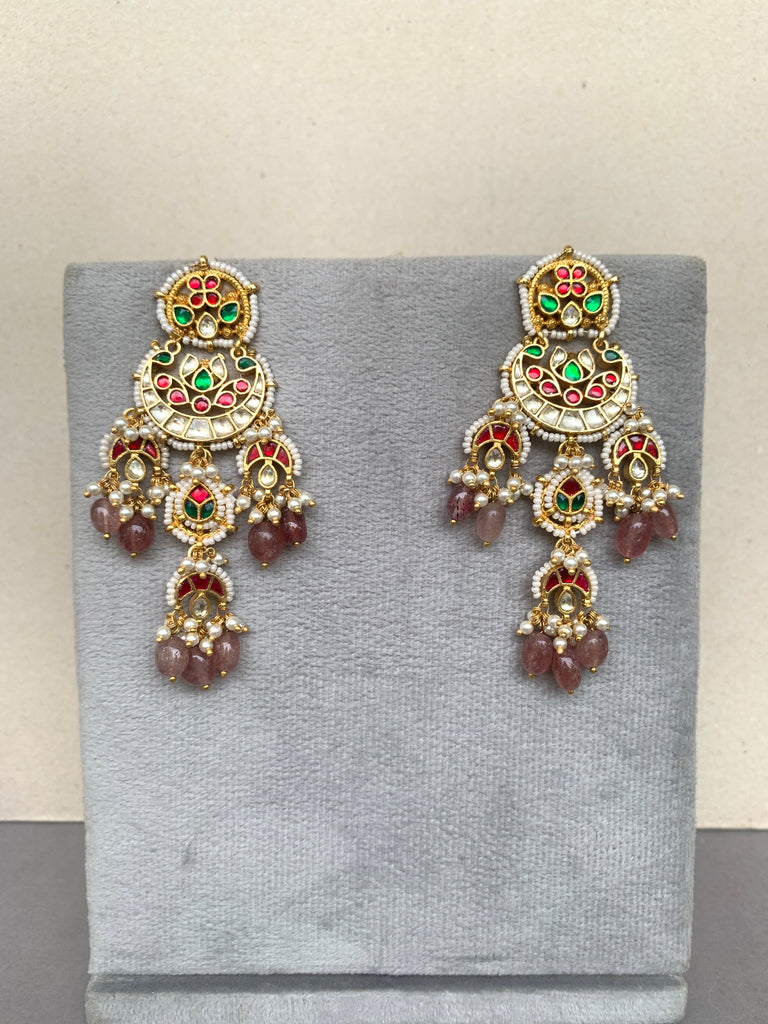 TN760 Jadau Earrings