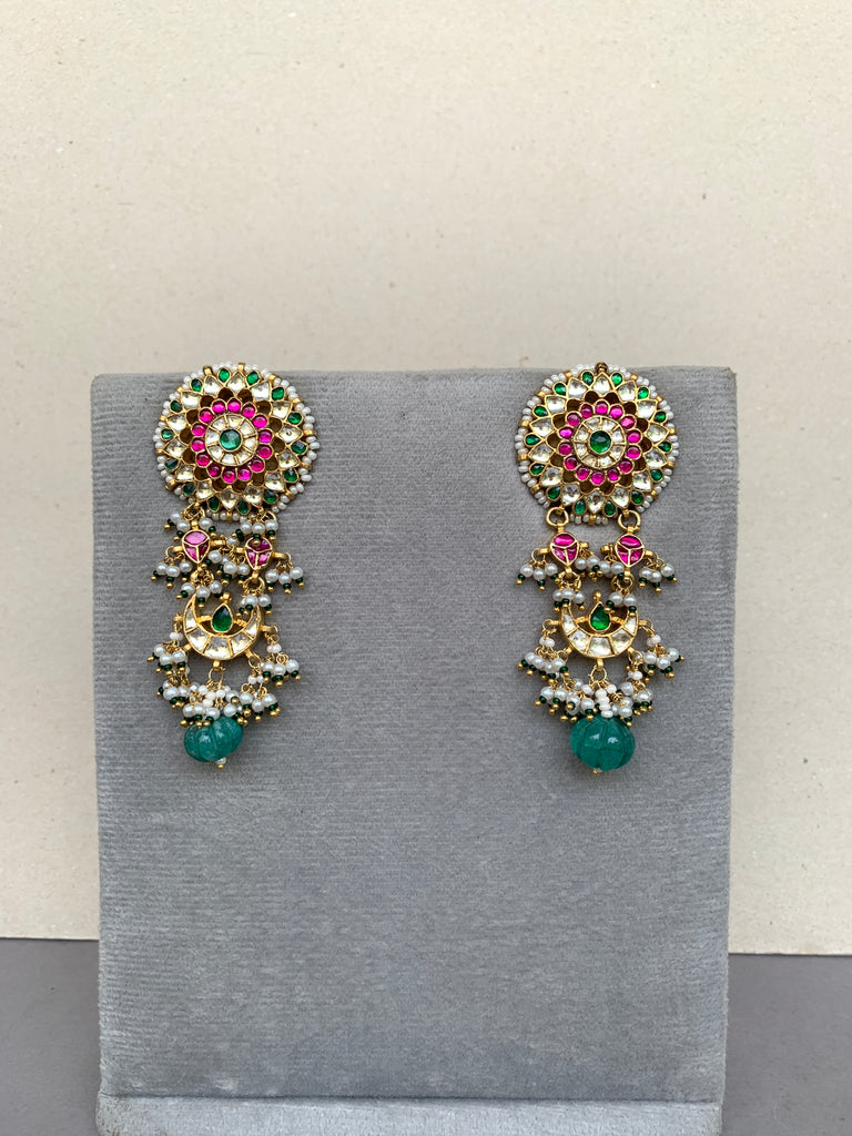 TN765M Jadau Earrings