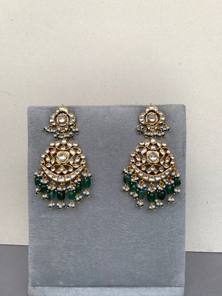 TN798W Jadau Earrings