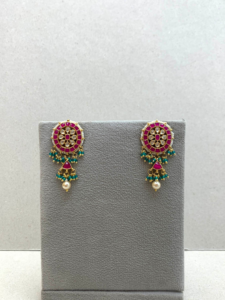 TN949  Jadau Earrings