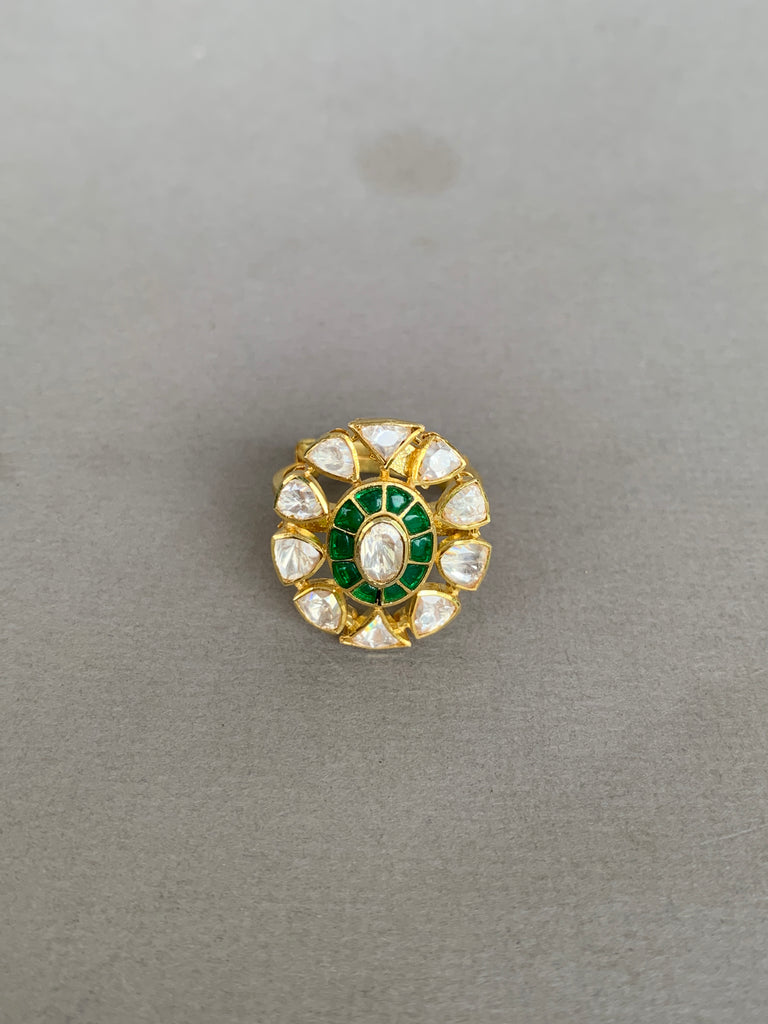 UA225 Moissanite Silver Ring