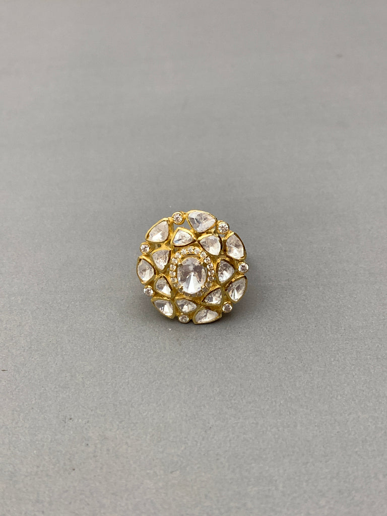 UA231  Moissanite Silver Ring