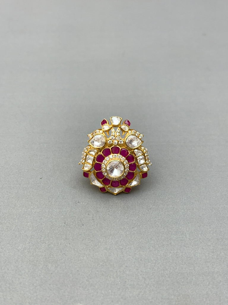 UA249  Moissanite Silver Ring