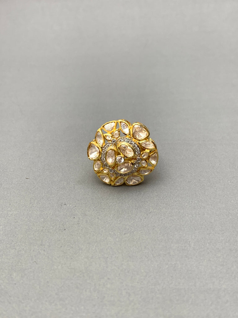 UA257  Moissanite Silver Ring