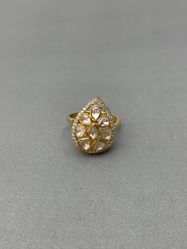 UA52  Moissanite Silver Ring
