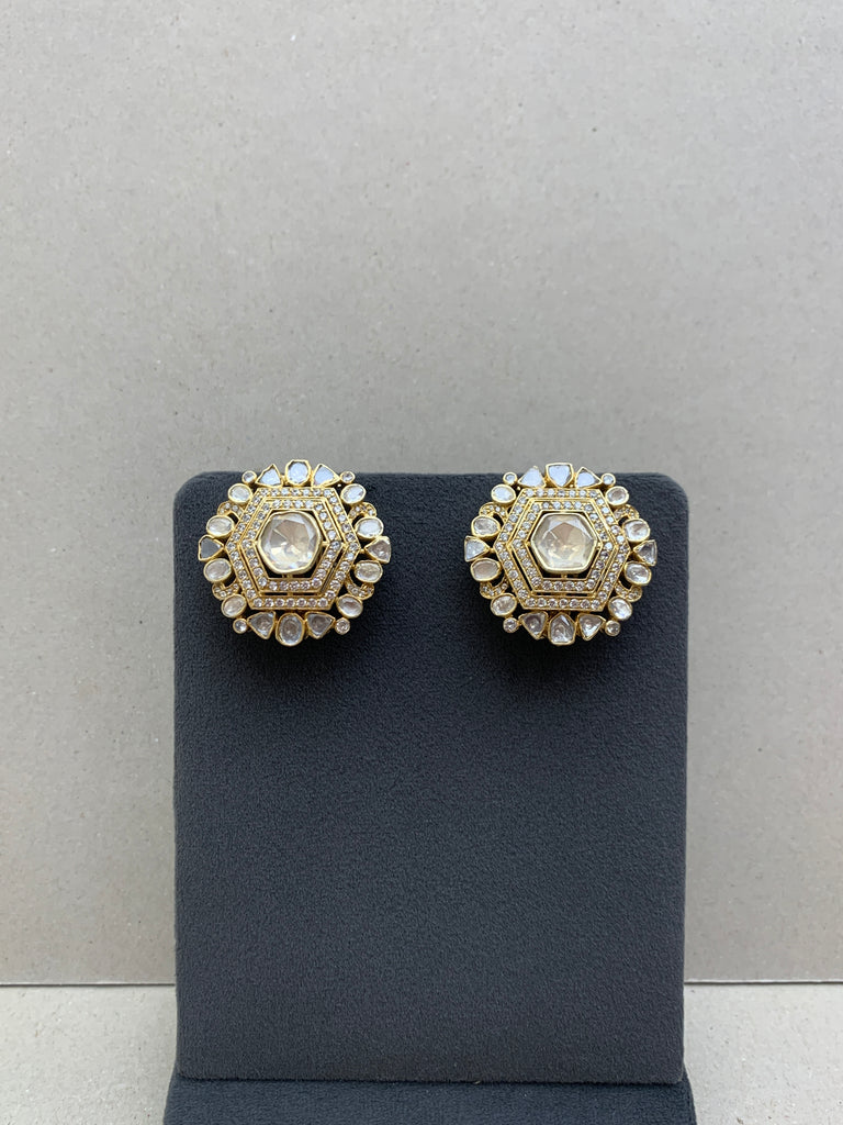 UE18  Moissanite Earrings
