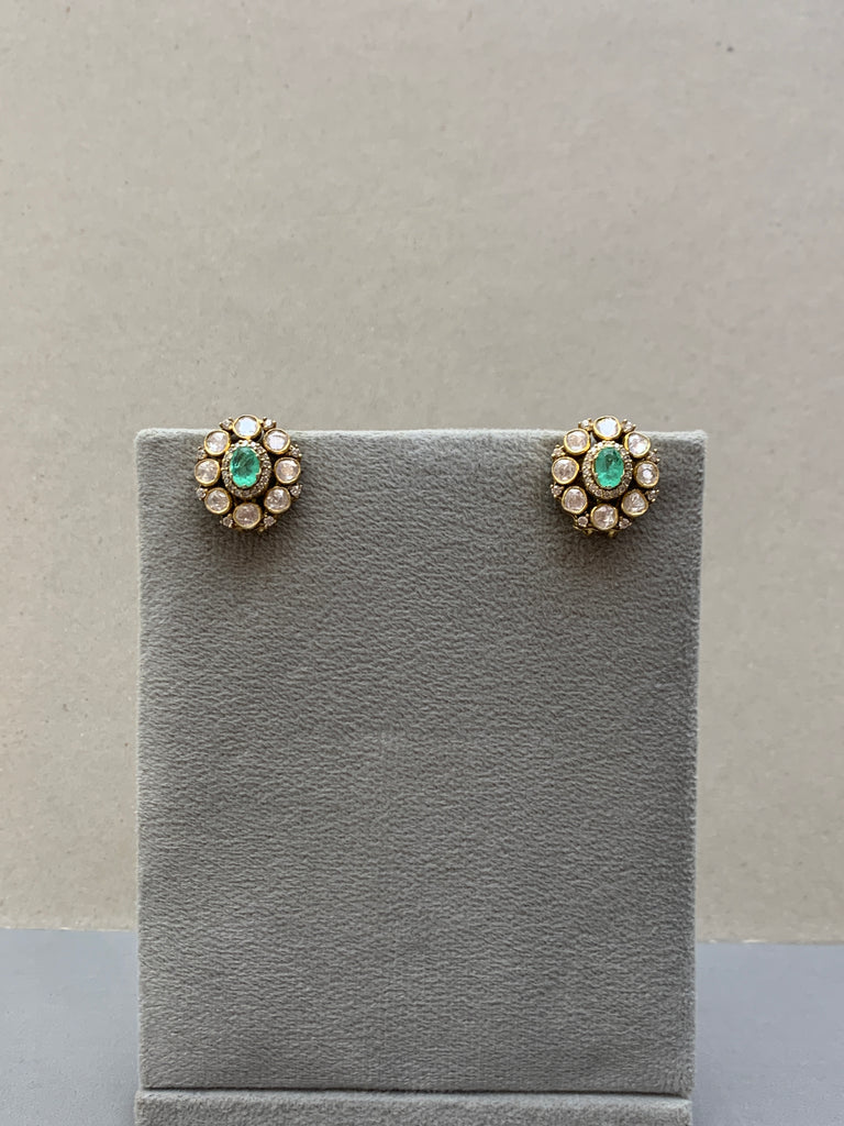UE218  Moissanite Earrings