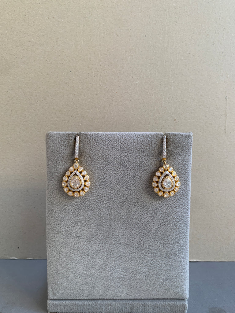 UE281  Moissanite Earrings
