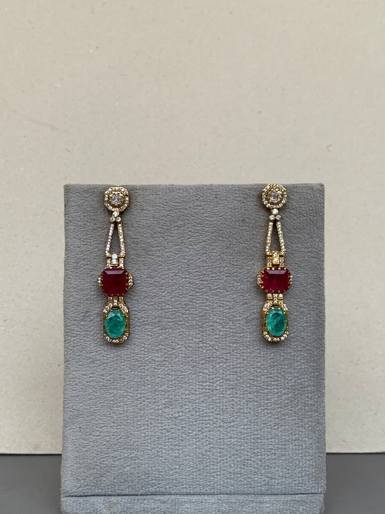 UE288  Moissanite Earrings