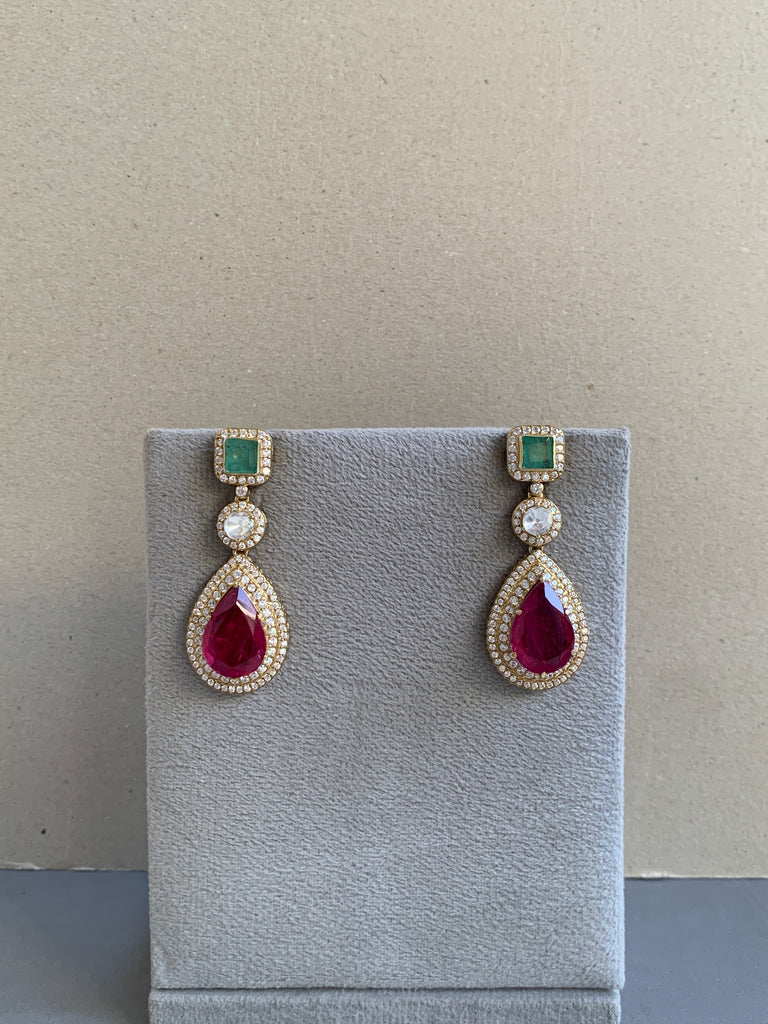 UE300  Moissanite Earrings