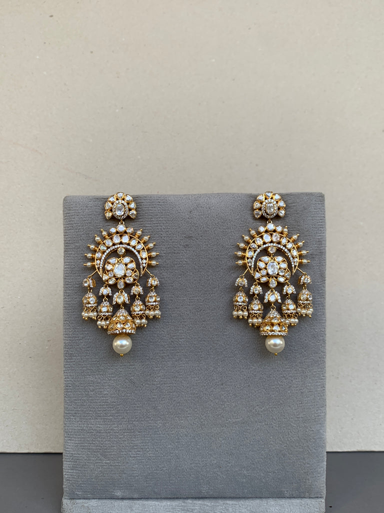 UE310  Moissanite Earrings