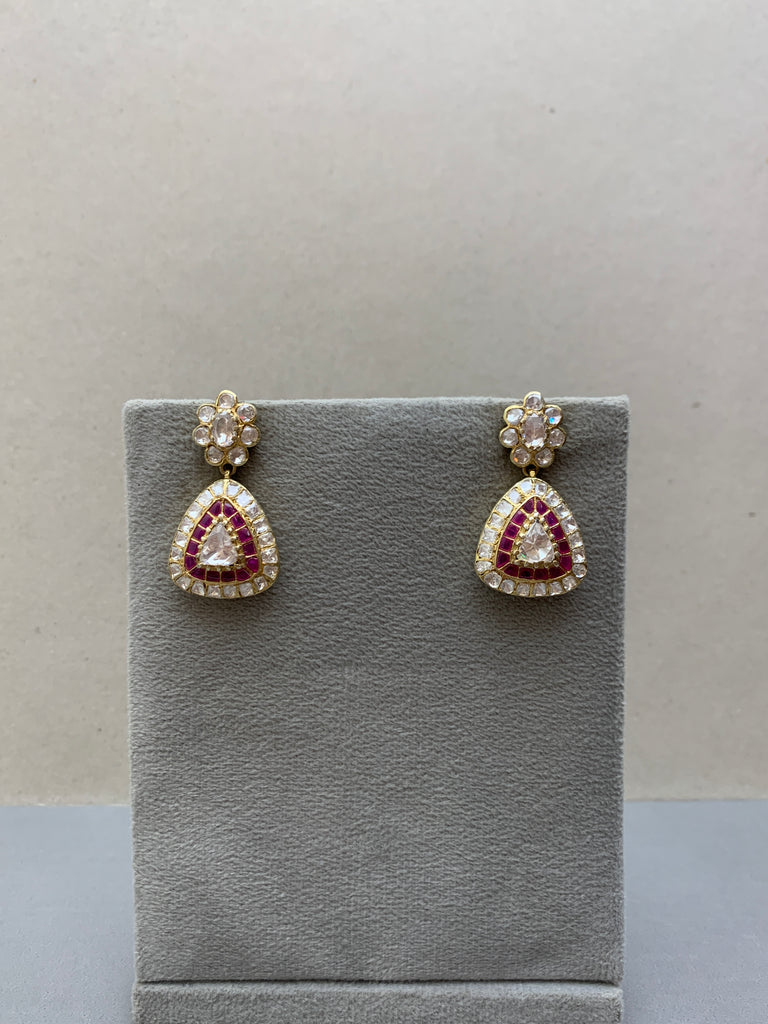 UE315  Moissanite Earrings