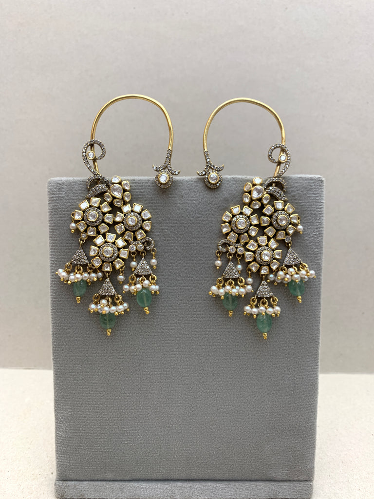 UE47  Moissanite Earrings