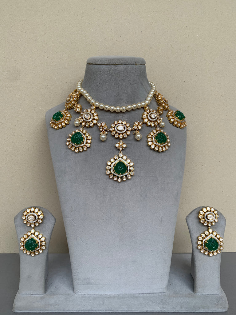 US114 Moissanite Set with Earrings