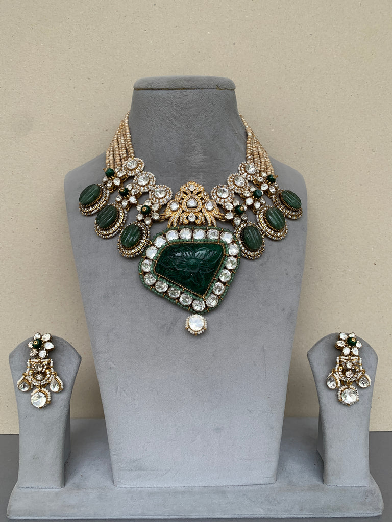 US138 Moissanite Set with Earrings