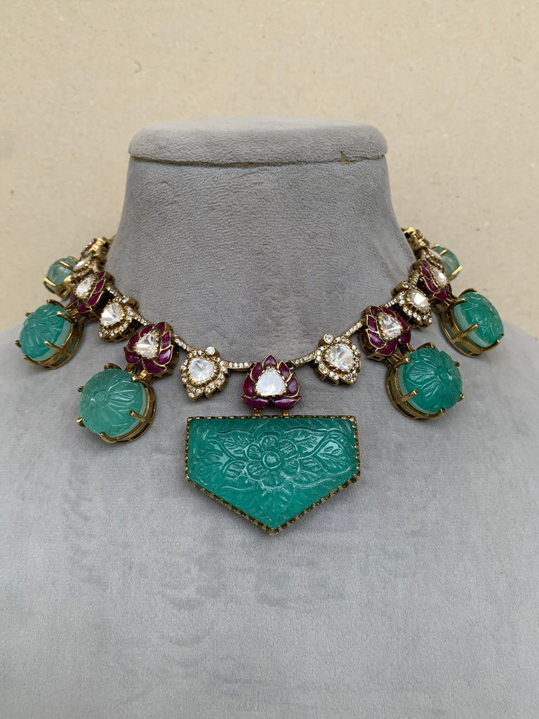 US139 Moissanite Set with Earrings