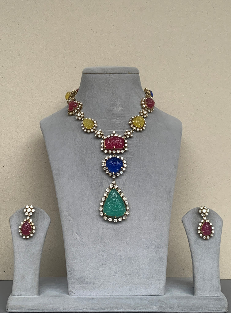 US141 Moissanite Set with Earrings