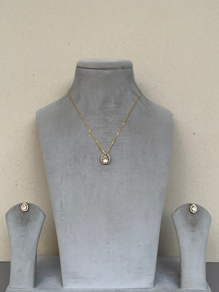 US181 Moissanite Set with Earrings