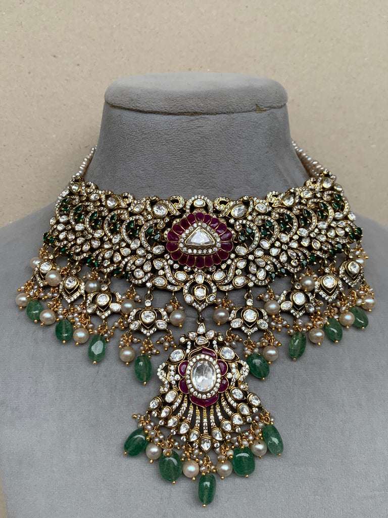 US4 Moissanite Set with Earrings