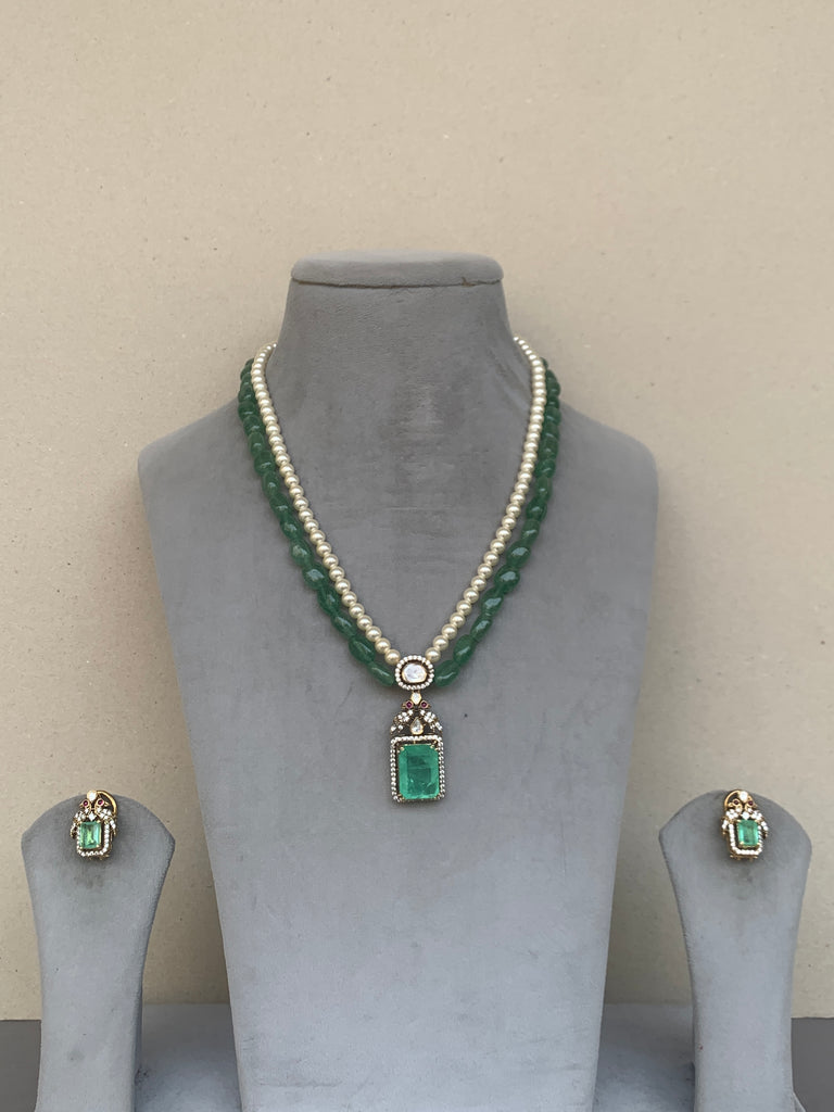 US463 Moissanite Set with Earrings