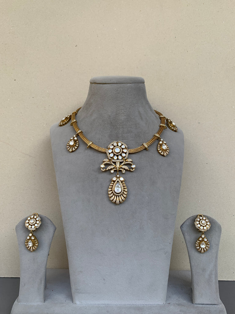 US547 Moissanite Set With Earrings