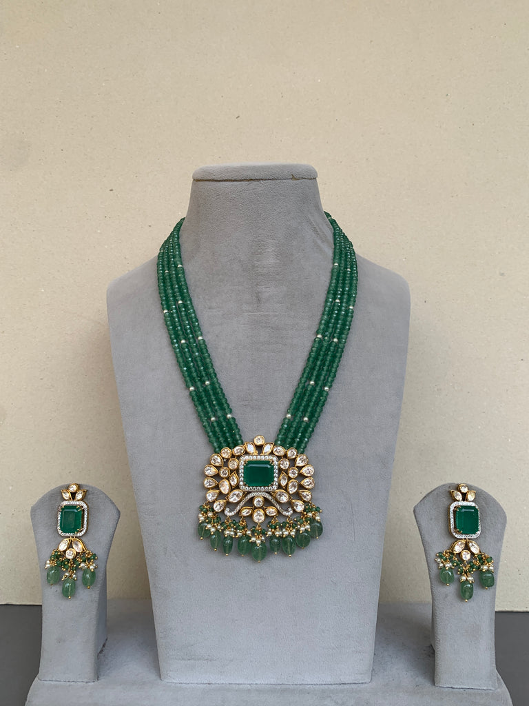 US557  Moissanite Set With Earrings