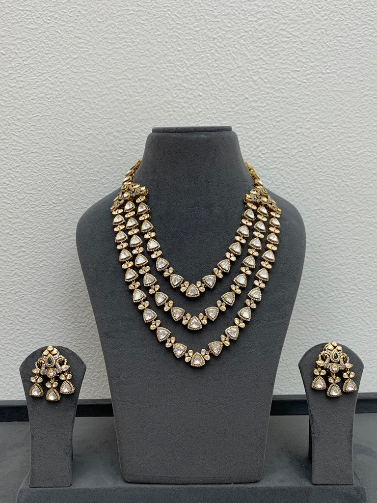 US576  Moissanite Set With Earrings