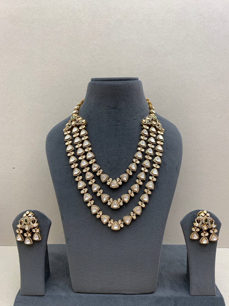 US576  Moissanite Set With Earrings