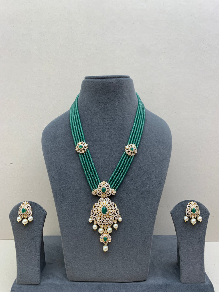 US591  Moissanite Set With Earrings
