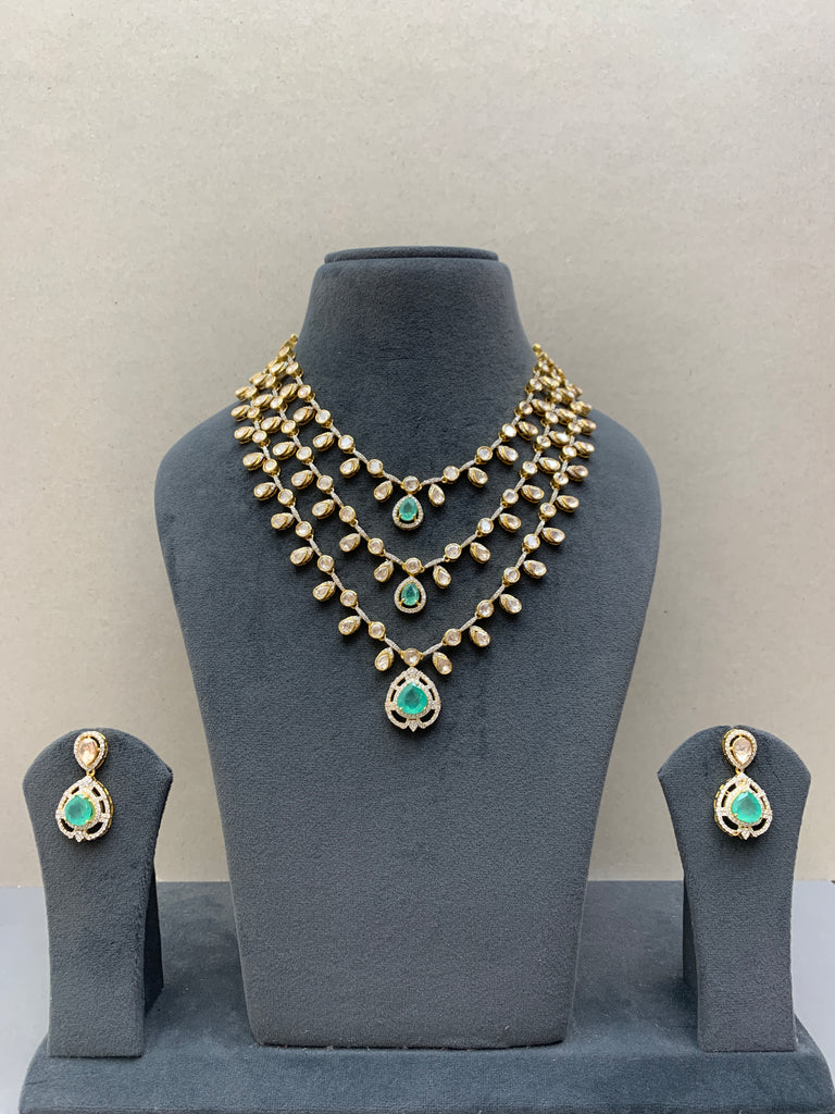 US631  Moissanite Set