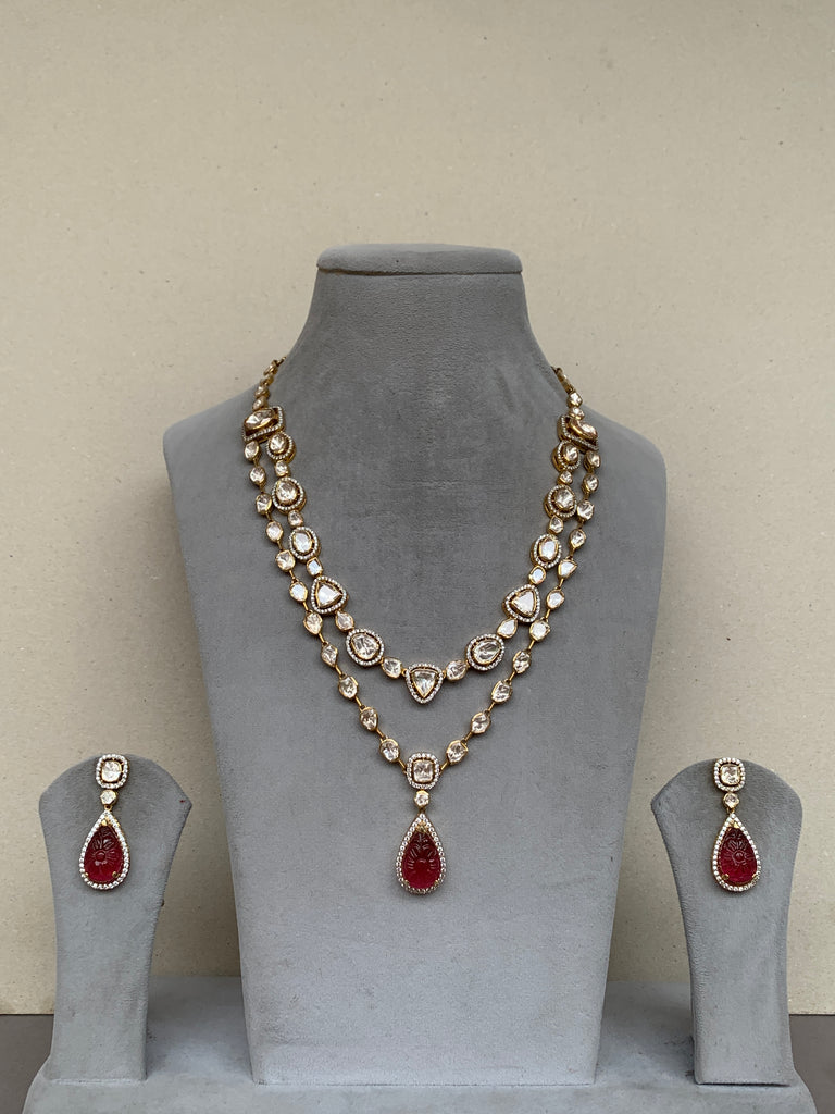 US502 Moissanite Set with Earrings