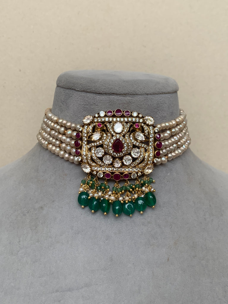 Z1371 Moissanite Set with Earrings