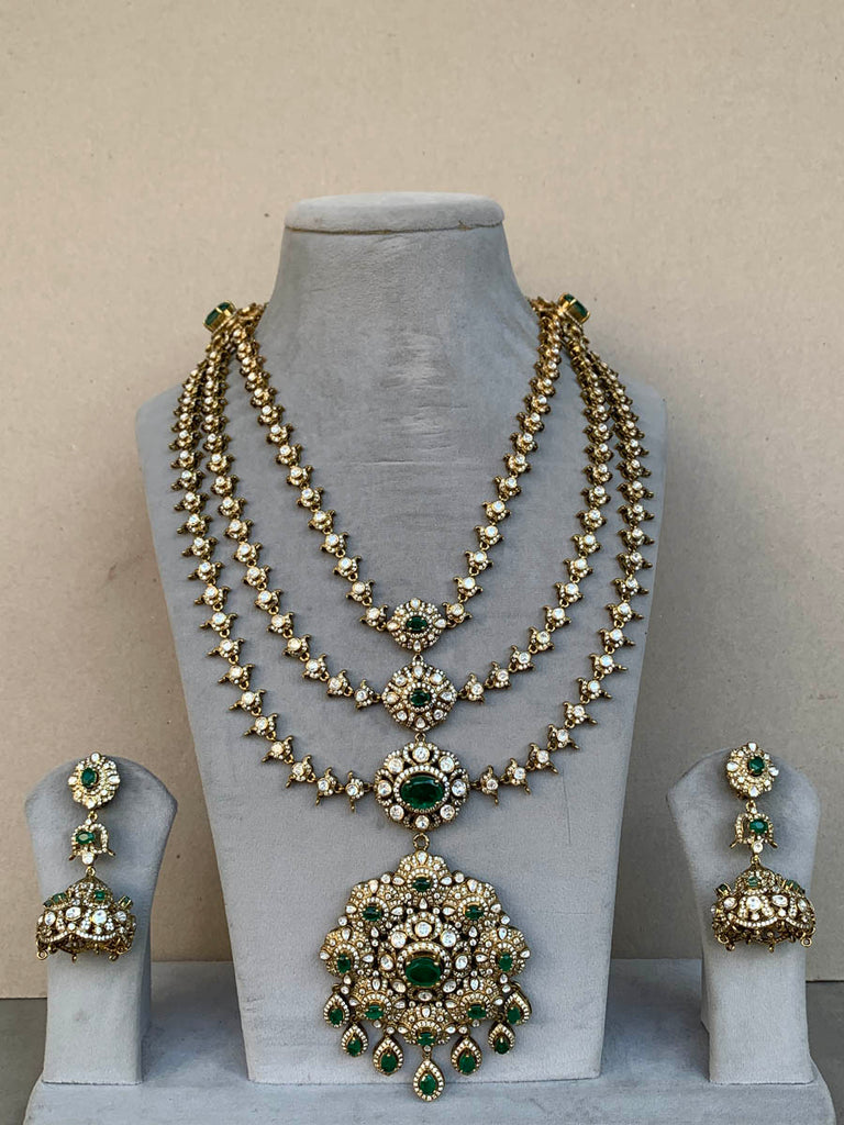 Z1871 Moissanite Set with Earrings