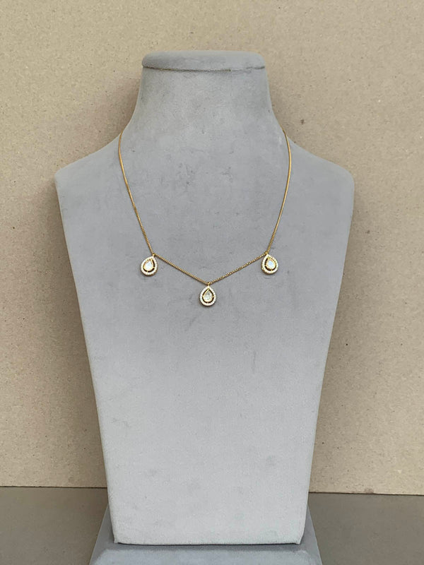 ZM989 Moissanite Necklace  (without earrings)